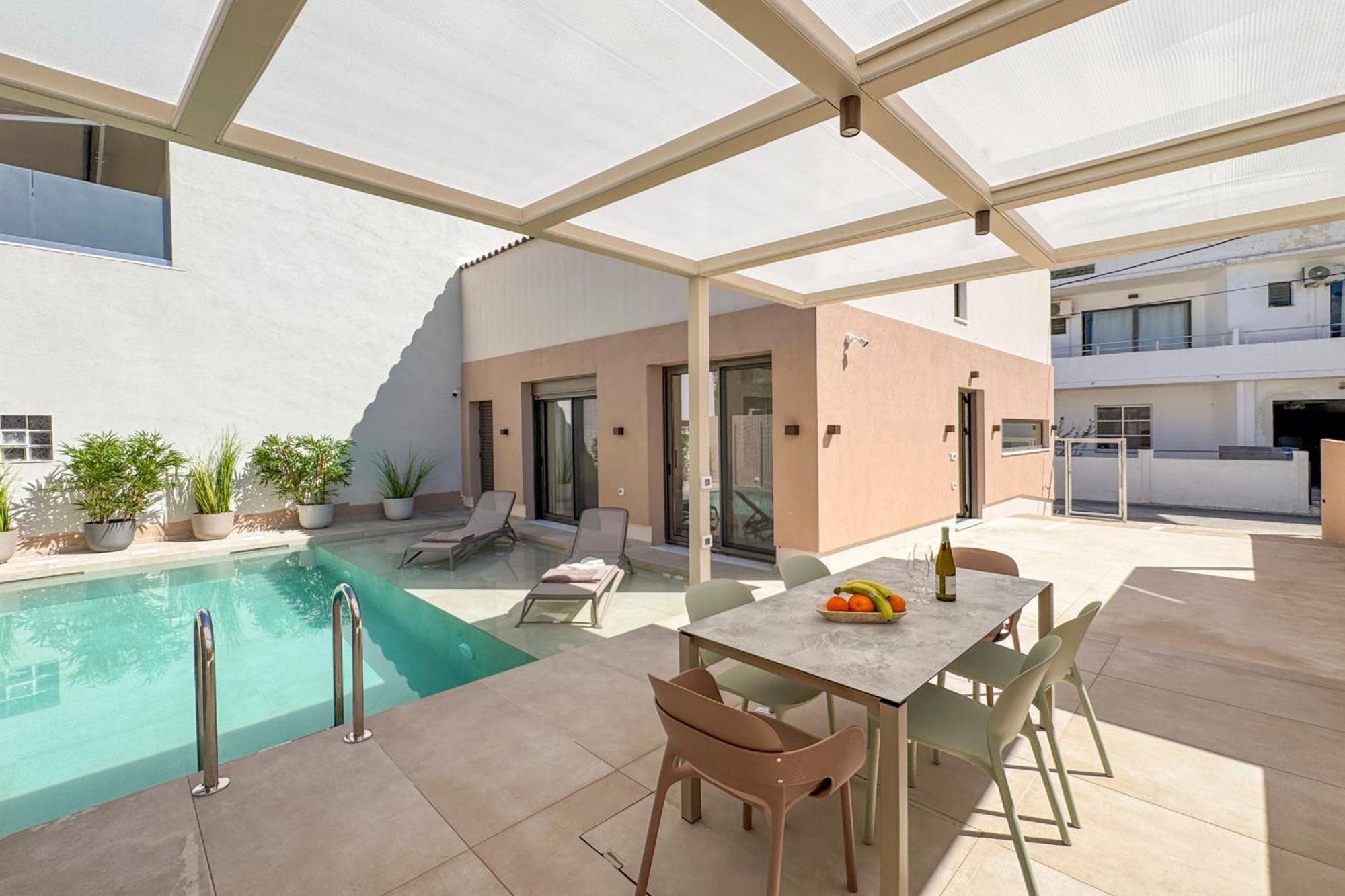 Orama Luxury Apartments Nea Kydonia  ภายนอก รูปภาพ